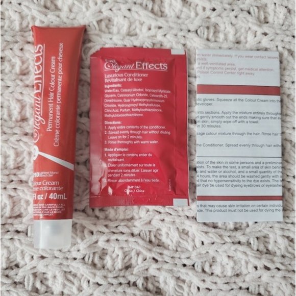 010 Permanent Lightest Blond Hair Color Cream by Elegant Effects - Picture 2 of 10